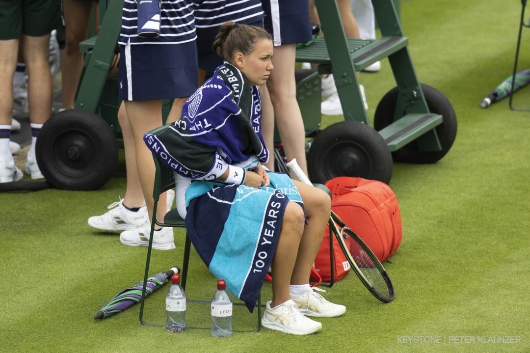 «Tennis ist ein einsamer Sport»: Auf dem heiligen Rasen von Wimbledon.